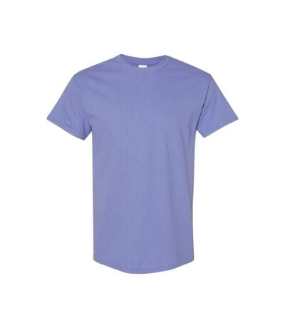 T-shirt Manches Courtes Homme Violet Clair Gildan