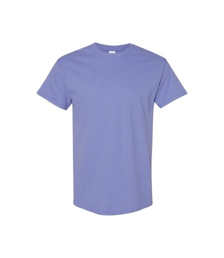 T-shirt Manches Courtes Homme Violet Clair Gildan