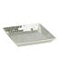 Plateau Mosaïque en Verre Disco 20cm Argent-1