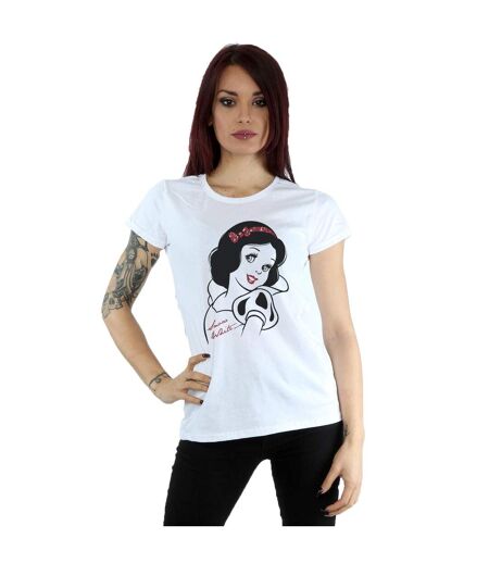 Disney Princess - T-shirt SNOW WHITE GLITTER - Femme (Blanc) - UTBI49880