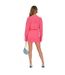 Robe Courte Motif/style Ruché Femme Rose Missy Empire-3