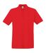 Fruit Of The Loom Premium Mens Short Sleeve Polo Shirt (Red)