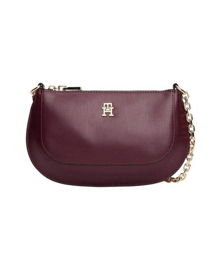 Crescent Shaped Chain Strap Crossbody Bag One Size Brown Tommy Hilfiger