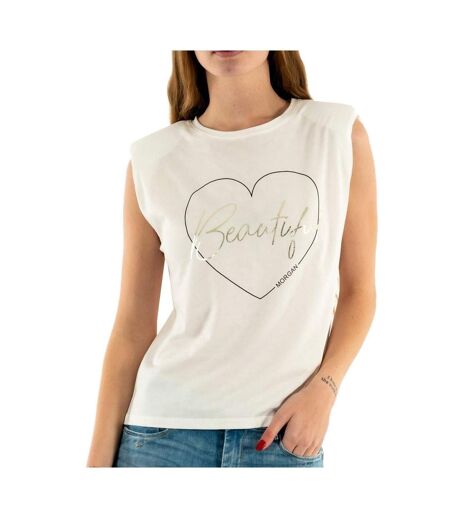 T-shirt Blanc Femme Morgan DFUL - S