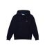 Sweat À Capuche Femme Bleu Marine Lacoste-2