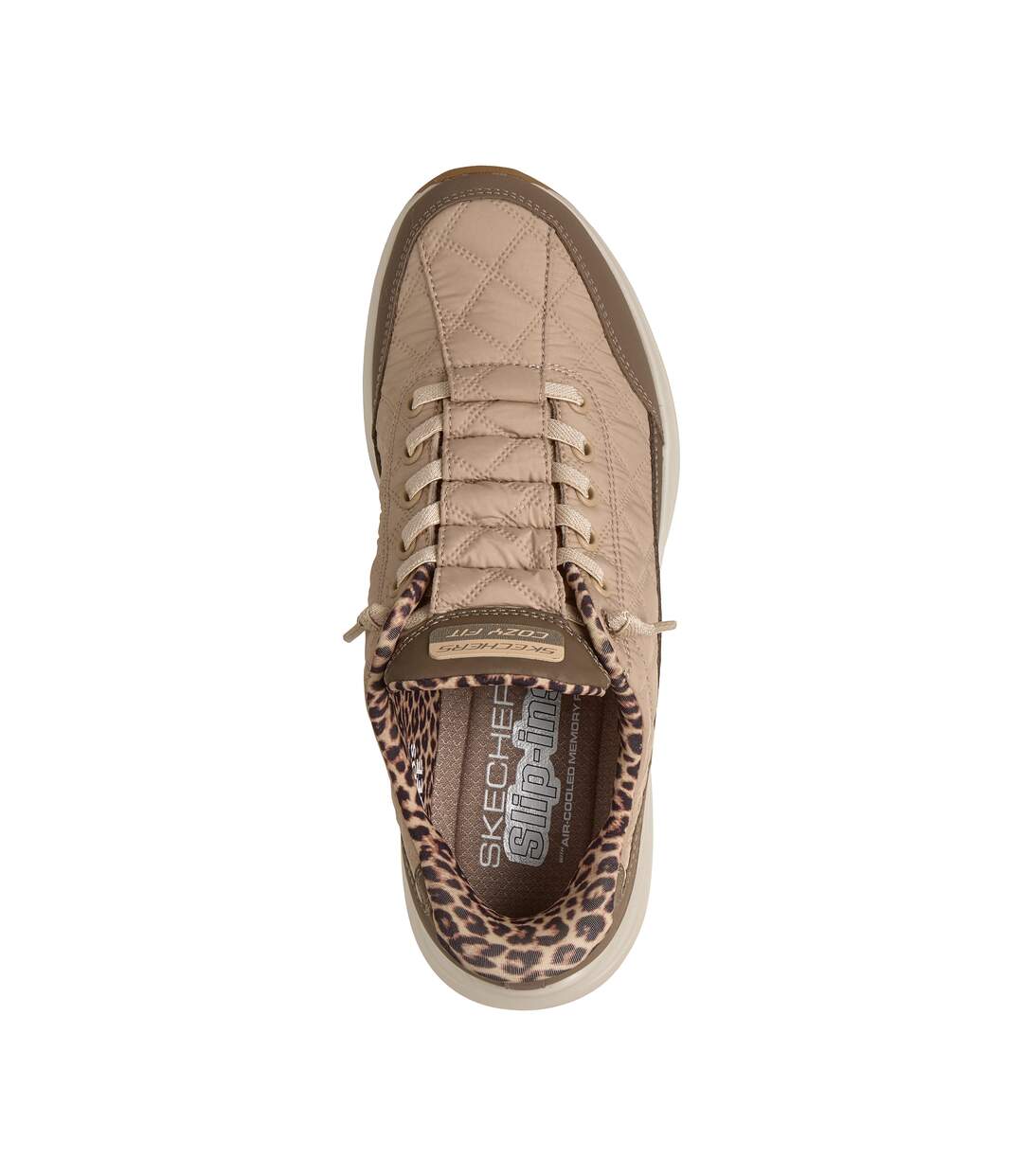 Basket Basse à Lacets Skechers Leopard Dream-5