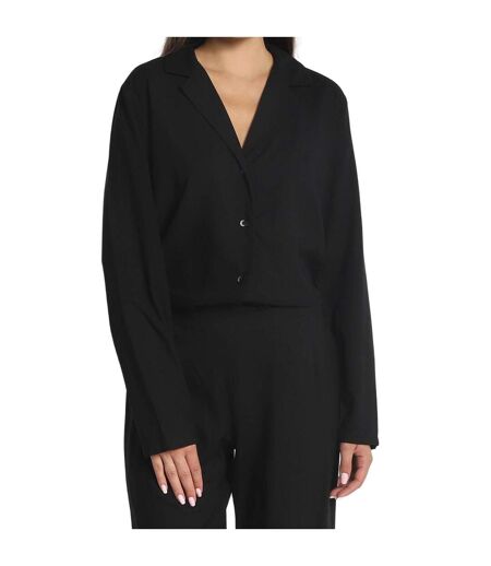 Chemisier Motif/style Uni Femme Noir Calvin Klein