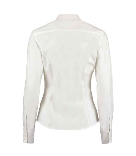 Blouse corporate femme blanc Kustom Kit