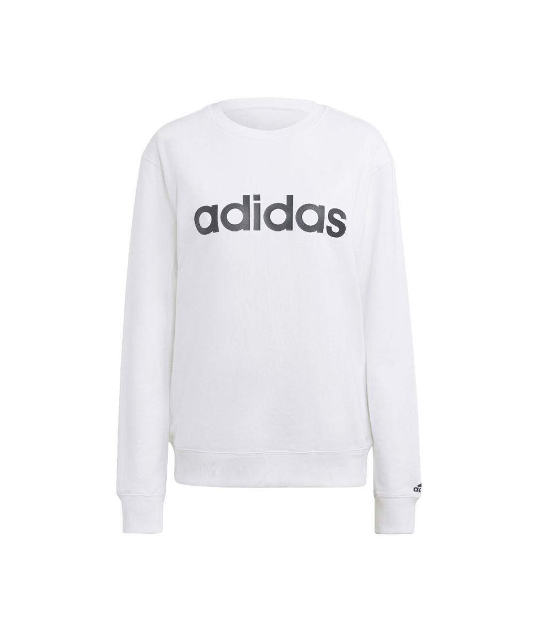 Sweat Essentials Femme Blanc Adidas-1