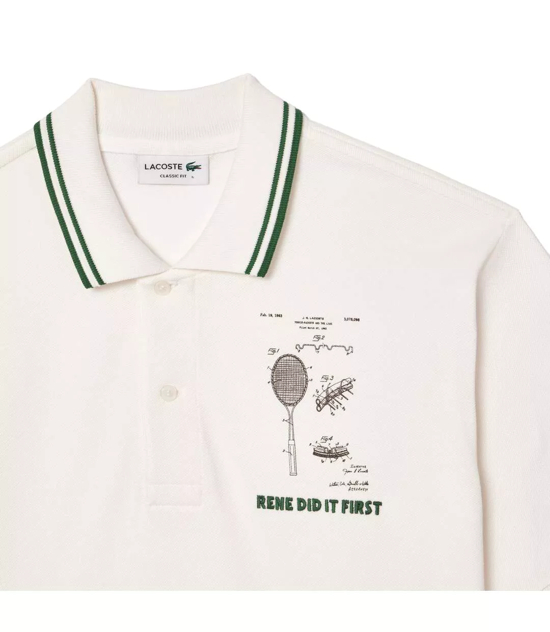 Polo L.12.12 Homme Blanc Lacoste-4