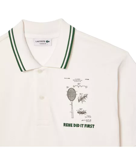Polo L.12.12 Homme Blanc Lacoste