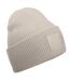 Bonnet Motif/style Écusson Tonal Adulte Pierre Naturelle Beechfield-2