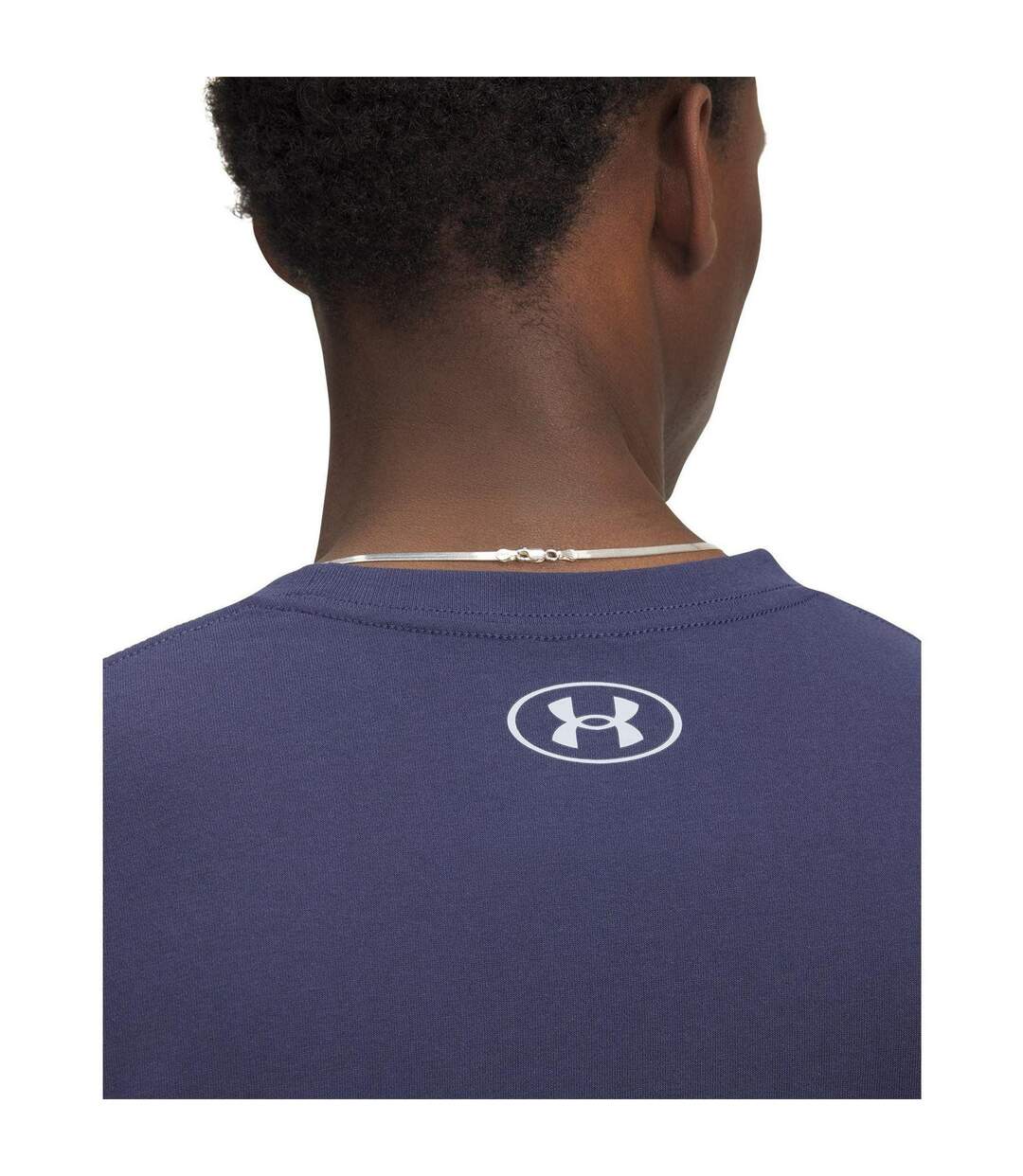 Mens Camo Box T-shirt Blue Under Armour-3