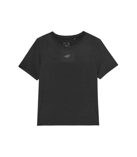 Womens/ladies Quick Dry Oversized Training T-shirt Black 4F
