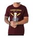 T-shirt Motif/style Logo Thunder Burger Homme Bordeaux Boruto: Naruto Next Generations-1