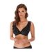 Haut De Maillot De Bain Motif/style Imprimé À Carreaux Losanges Cove Femme Noir Freya-4