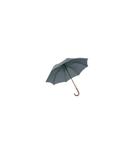 Parapluie automatique golf 120 cm poignée canne bois - 7350 - gris