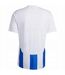 Maillot De Foot Style À Rayures Homme Blanc Bleu Adidas-3