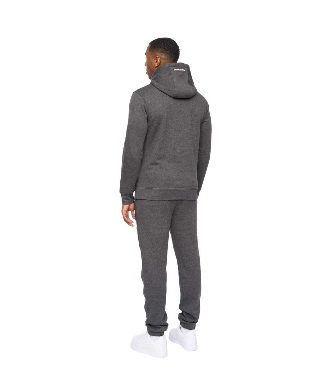 Sweat À Capuche Ellsworth Homme Charbon Chiné Crosshatch-3