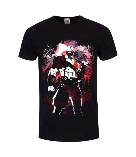 Grindstore T-Shirt Hommes Kratos Silhouette (Noir) - UTGR4563