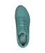 Womens/ladies uno stand on air trainers teal Skechers