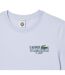 Mens Roland Garro Edition Cotton Tennis T-shirt Blue Lacoste-3