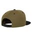 Casquette Ajustable Motif/style Deux Tons Olive Noir Flexfit-2