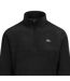 Haut Polaire Uni À Col Montant Zippé Huntar Homme Noir Trespass-3