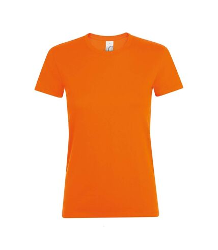 SOLS Womens/Ladies Regent Short Sleeve T-Shirt (Orange) - UTPC3774