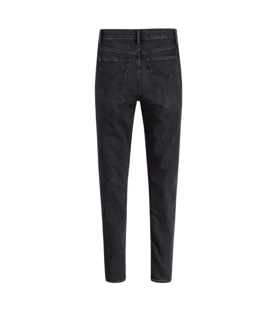 Womens/ladies High Rise Skinny Jeans Black Mustang Levis-3