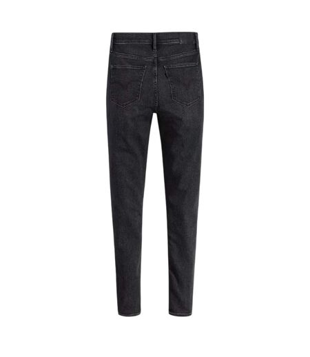 Womens/ladies High Rise Skinny Jeans Black Mustang Levis