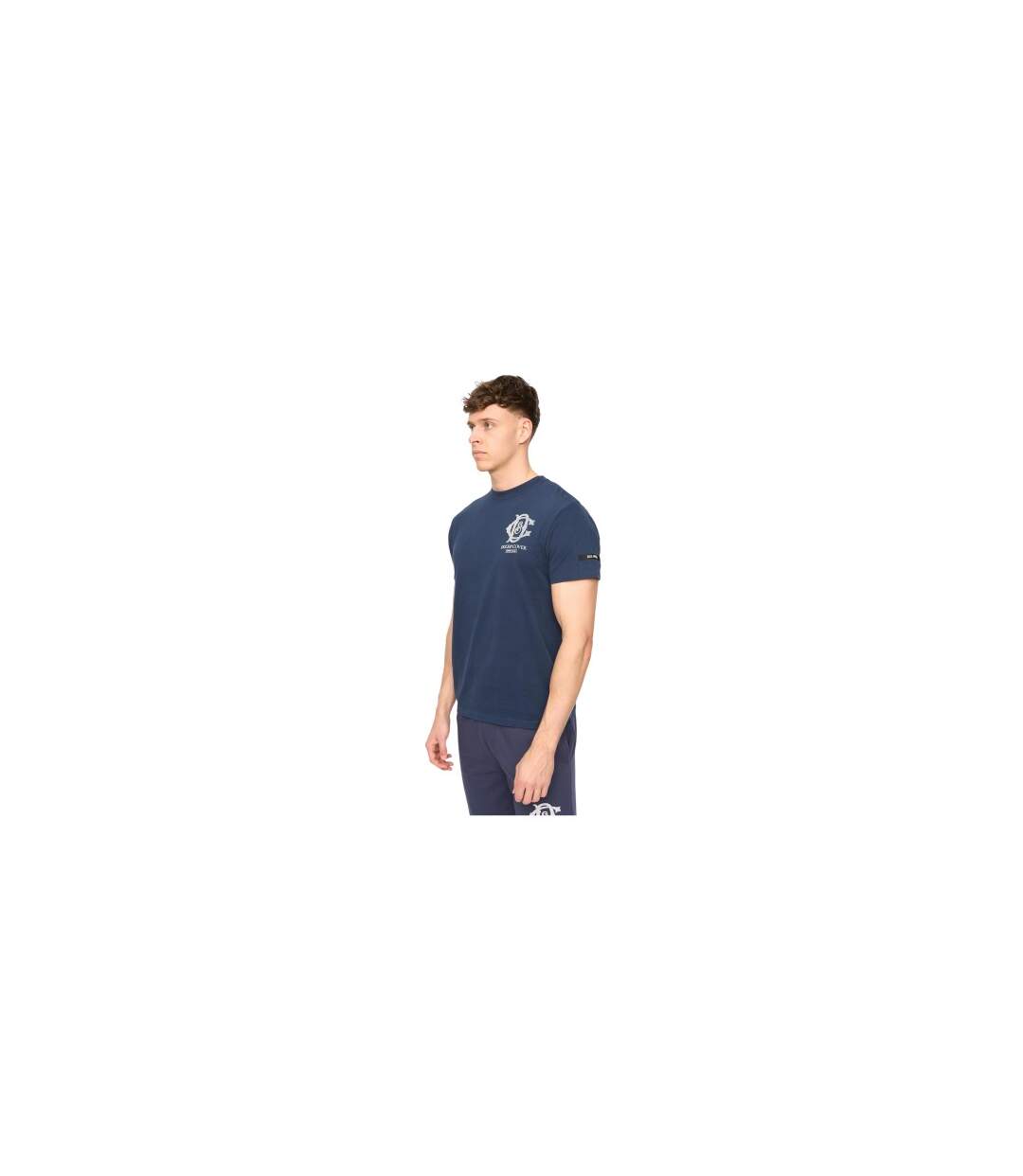 T-shirt Décontracté Motif/style Logo Randolph Homme Bleu Marine Duck And Cover-1