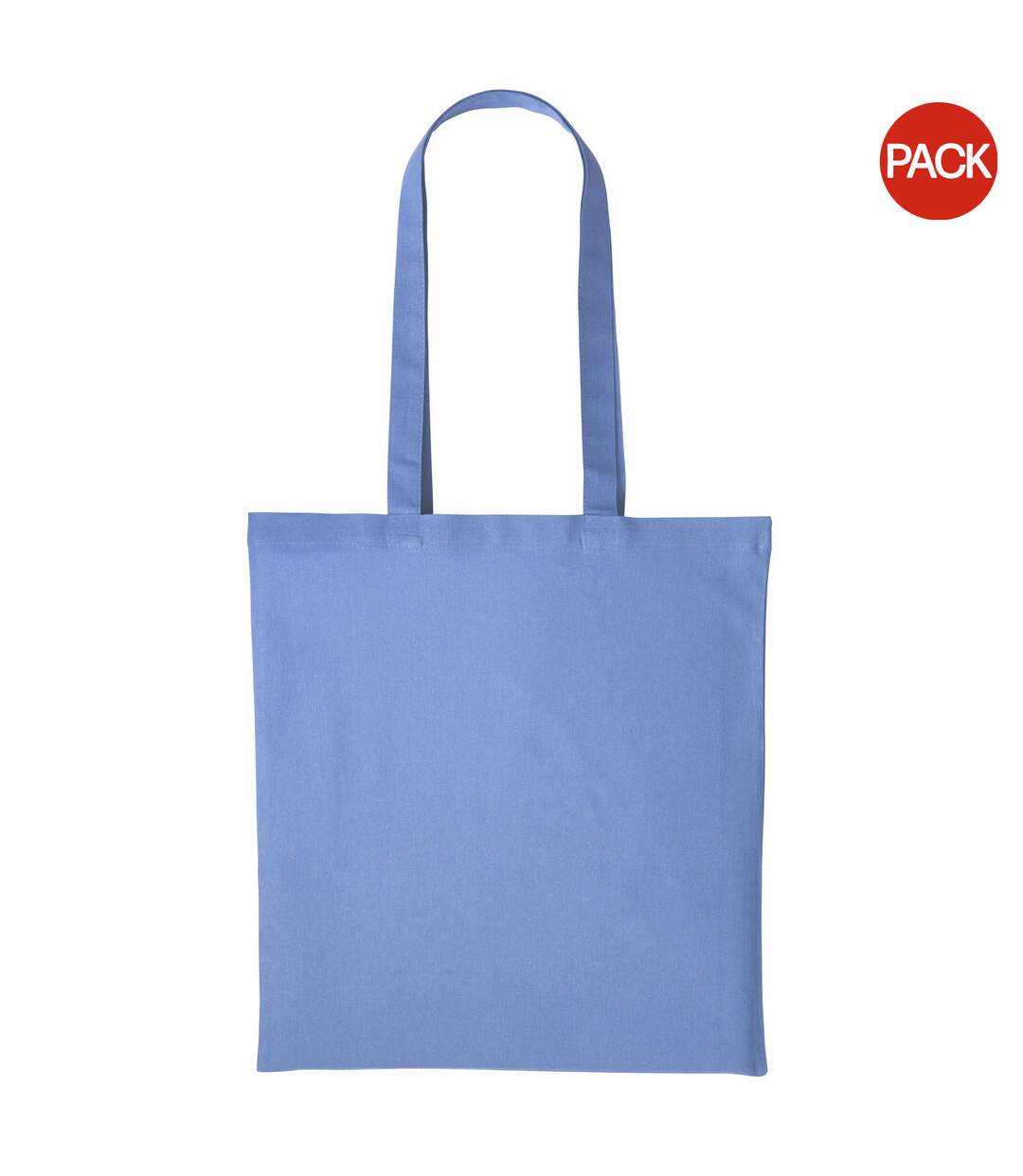 Lot de 2  sacs de courses unis taille unique bleuet Nutshell-1