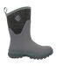 Muck Boots Womens/Ladies Arctic II Plaid Sport Mid Boots (Gray/Black) - UTFS10334