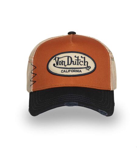 Casquette trucker avec filet adulte effet usé et patch brodé Used Vondutch