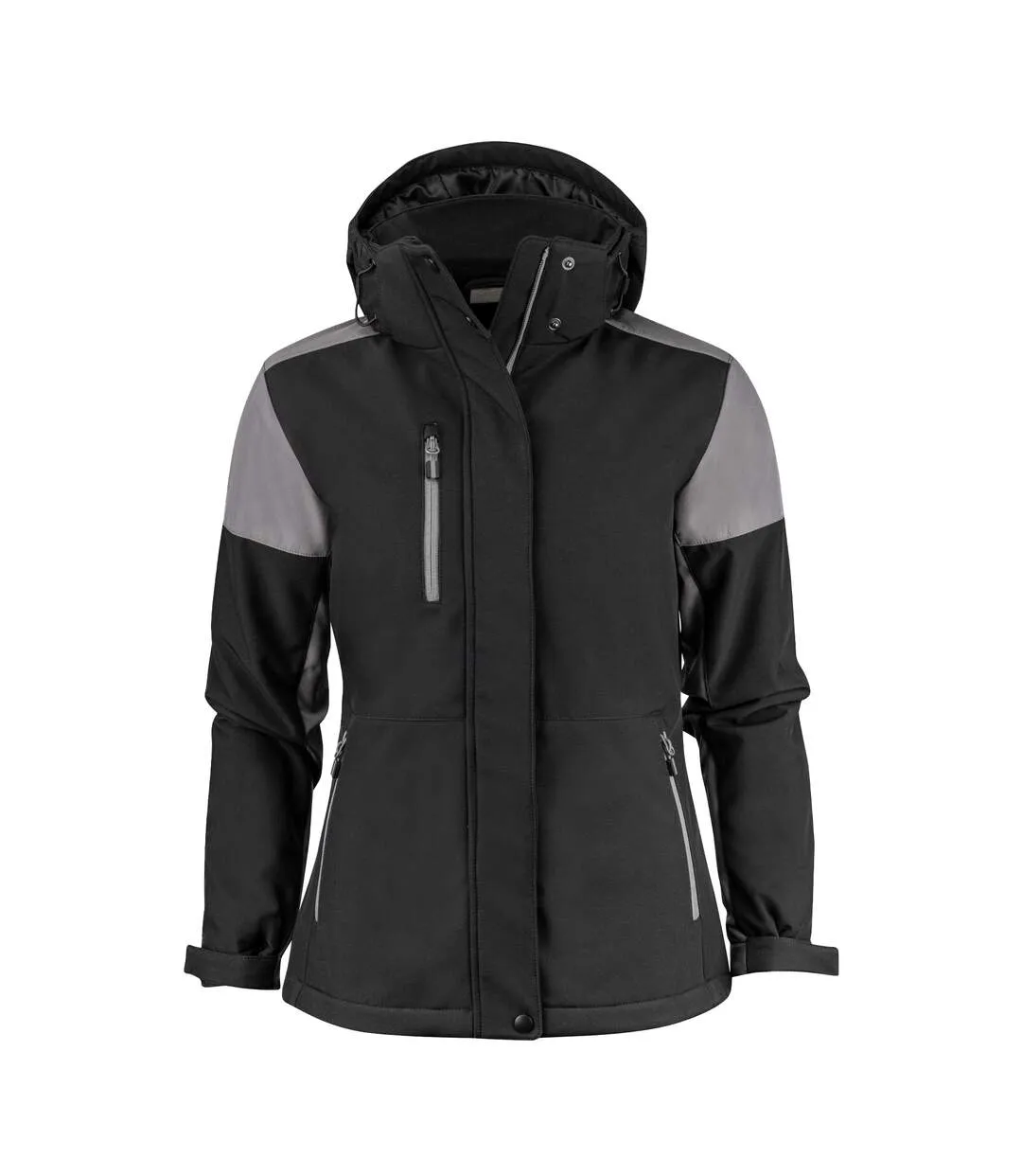 Doudoune Softshell Femme Noir Anthracite Printer-1