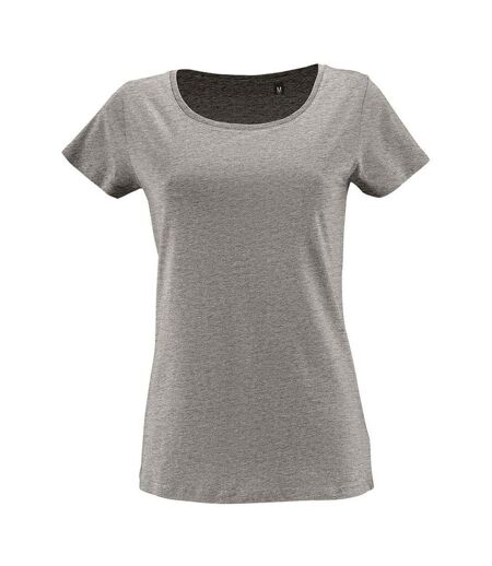 SOLS Womens/Ladies Milo Marl Natural T-Shirt (Grey Marl) - UTPC7231