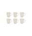Lot de 6 Mugs en Céramique Vlora 30cl Beige-1