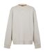 Sweat Motif/style Logo Wesmallcrew Homme Beige Clair Boss-1
