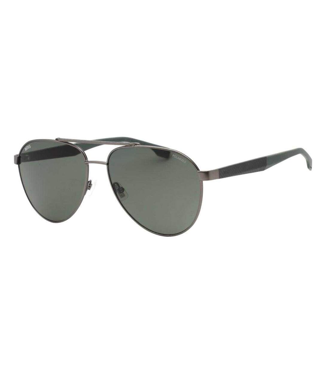 Lunettes De Soleil Motif/style Mat Homme Taille Unique Ruthénium Foncé Hugo Boss-1