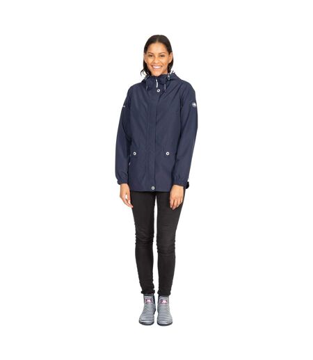 Womens/ladies Flourish Waterproof Jacket Navy Trespass