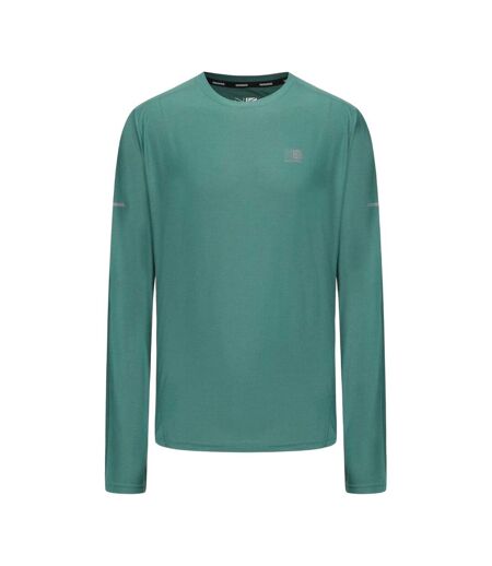 Mens Reflective Detail Long-sleeved T-shirt Spruce Green Karrimor