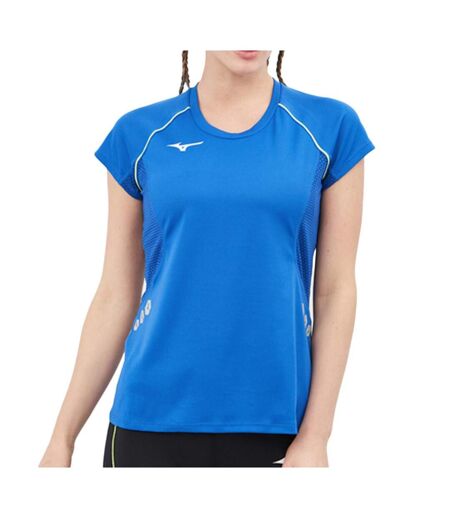 T-Shirt bleu femme mizuno wos