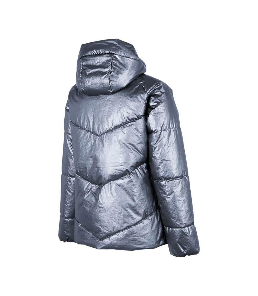 Doudoune Motif/style Matelassé H4z22-kudp010 Femme Bleu Denim 4F-2