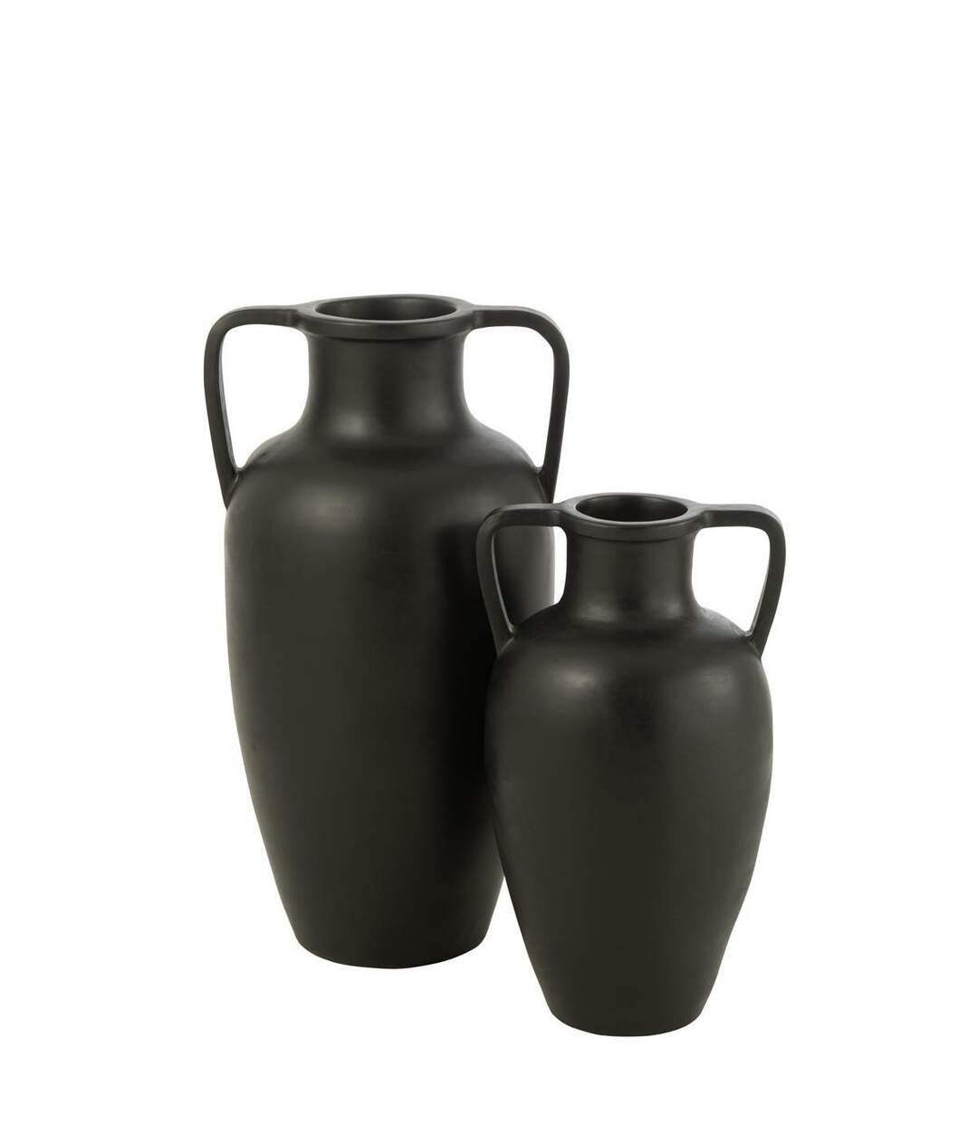 Vase avec Anses Amphore 66cm Noir-2