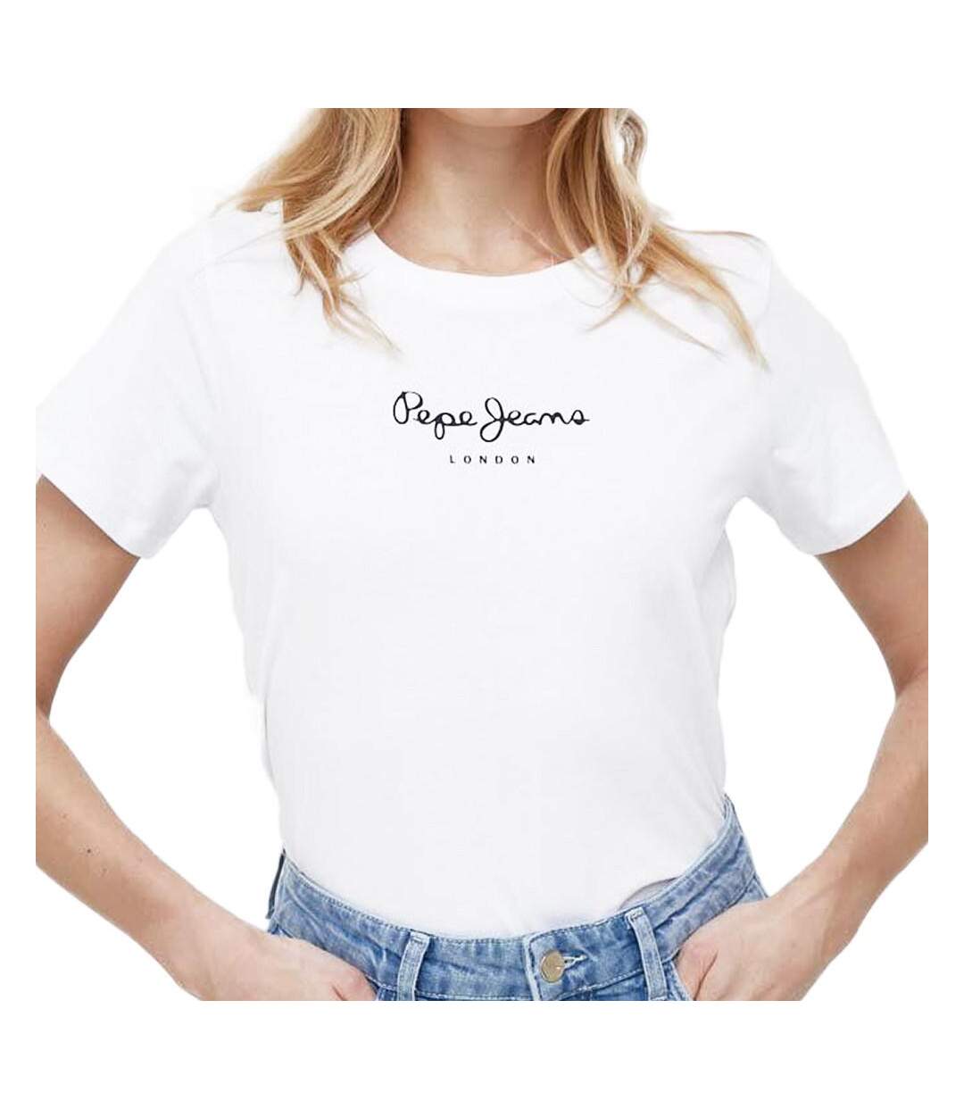 T-shirt Blanc Femme Pepe jeans Wendy - S-1