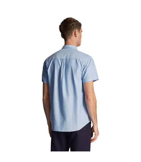 Chemise Manches Courtes Homme Bleu Lyle & Scott