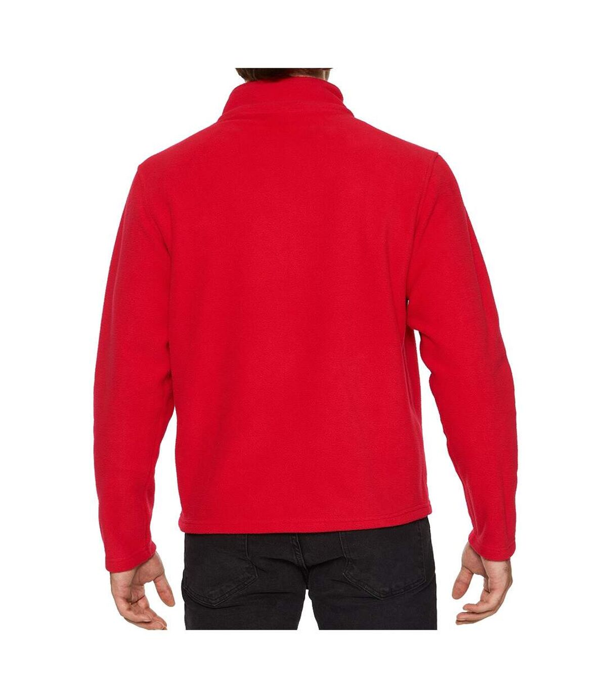 Gildan Mens Hammer Micro Fleece Jacket (Red) - UTPC3986