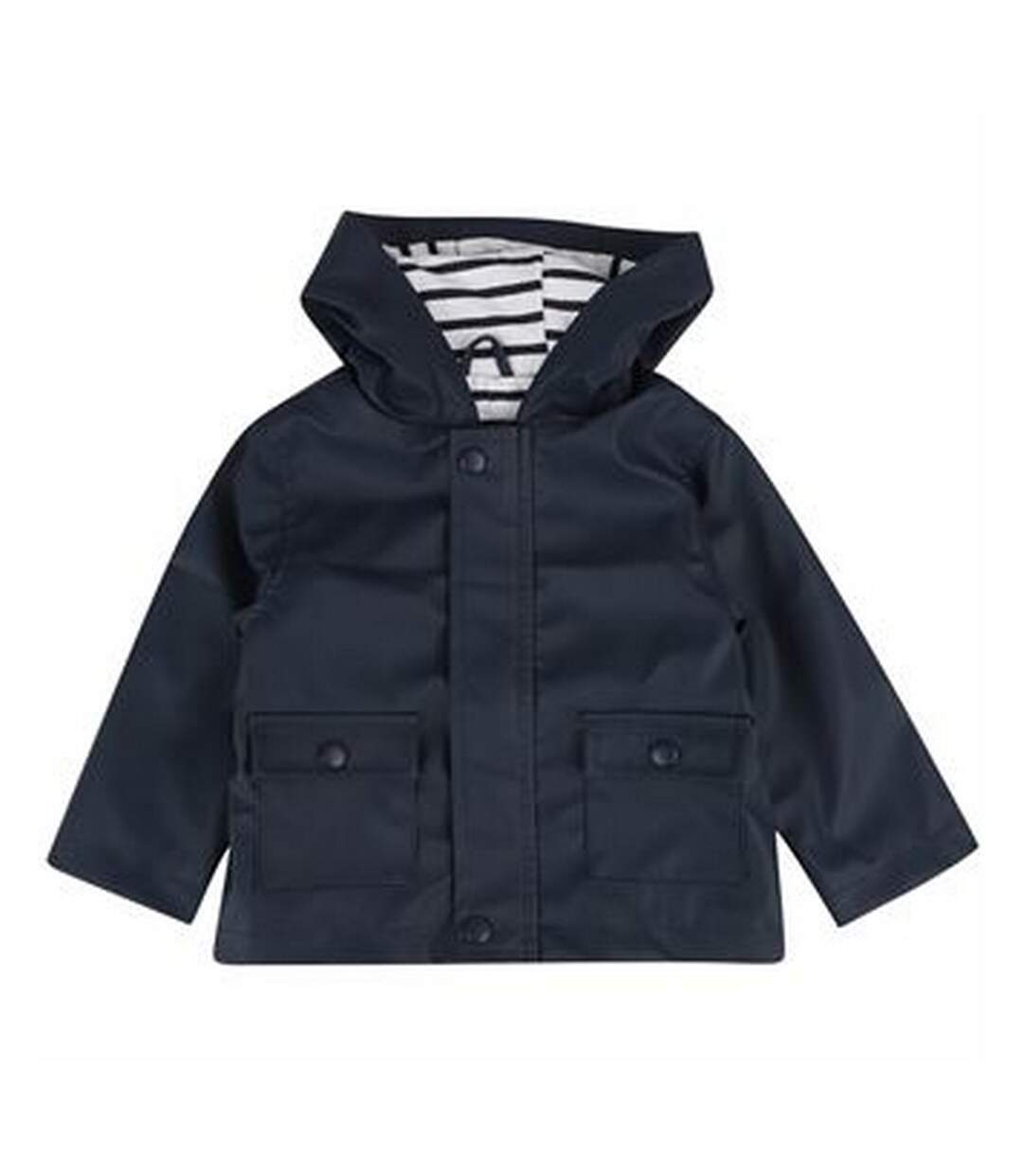 Manteau de pluie garçon bleu marine Larkwood-1