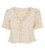 Blouse Motif/style Petites Fleurs Femme Blanc Jack Wills-1